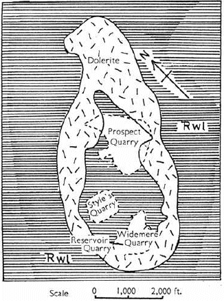 The main quarries of Prospect Hill