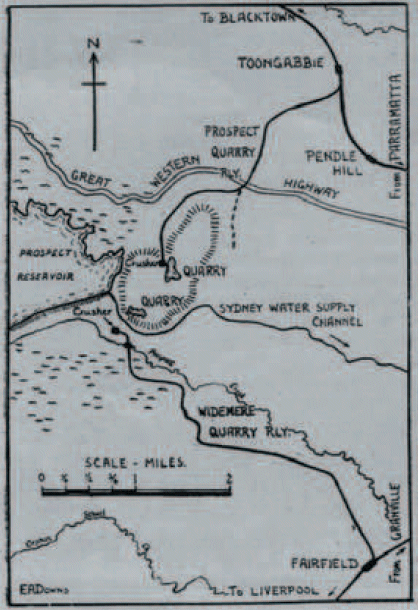 Railways to Prospect Quarries